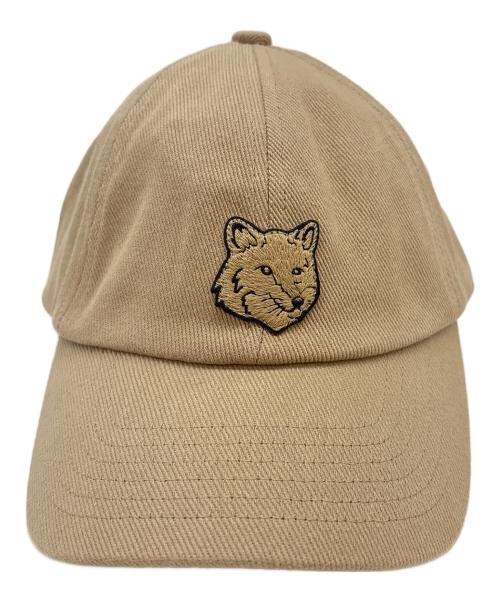 maison kitsune（メゾンキツネ）maison kitsune (メゾンキツネ) MAISON KITSUNE　キャップ ベージュの古着・服飾アイテム
