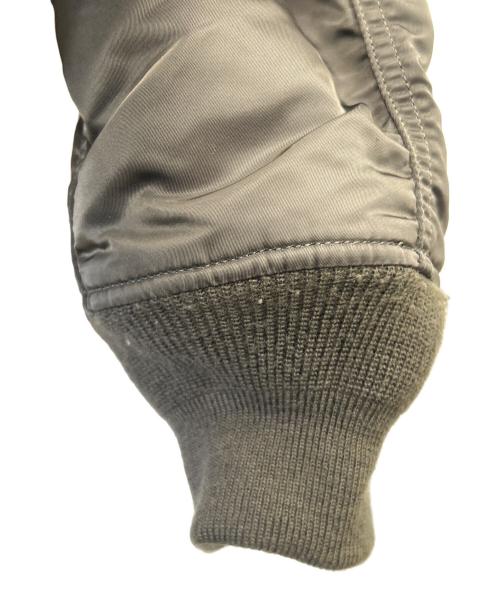 ALPHA（アルファ）ALPHA (アルファ) ALPHA　リバーシブルMA-1ジャケット カーキ×オレンジ サイズ:XLの古着・服飾アイテム