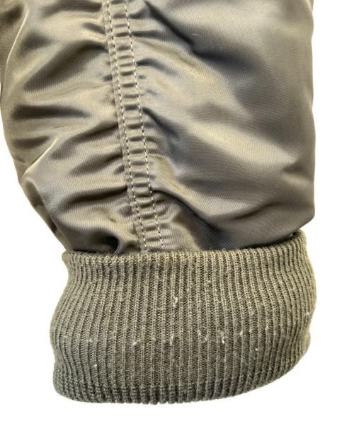 ALPHA（アルファ）ALPHA (アルファ) ALPHA　リバーシブルMA-1ジャケット カーキ×オレンジ サイズ:XLの古着・服飾アイテム