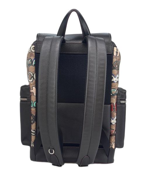 COACH（コーチ）COACH (コーチ) mint+serf (ミントアンドサーフ) COACH　MINT+SERF リュック ベージュ×ブラックの古着・服飾アイテム