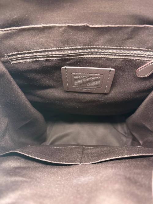 COACH（コーチ）COACH (コーチ) mint+serf (ミントアンドサーフ) COACH　MINT+SERF リュック ベージュ×ブラックの古着・服飾アイテム