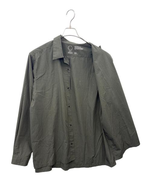 山と道（ヤマトミチ）山と道 (ヤマトミチ) 山と道　長袖シャツ カーキ サイズ:UNISEX XLの古着・服飾アイテム