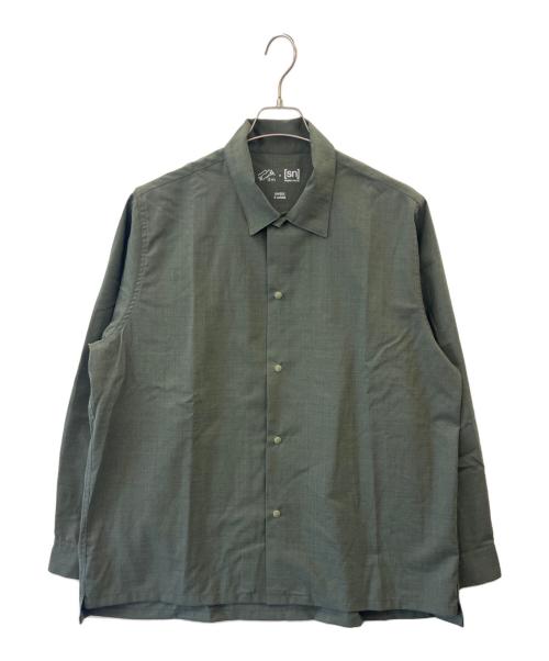 ltm（エルティーエム）ltm (エルティーエム) super.natural (スーパーナチュラル) ltm × super.natural  長袖シャツ オリーブ サイズ:UNISEX X LARGEの古着・服飾アイテム