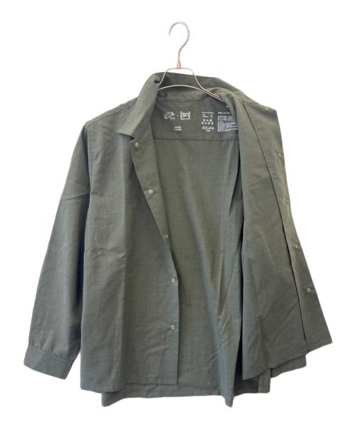 ltm（エルティーエム）ltm (エルティーエム) super.natural (スーパーナチュラル) ltm × super.natural  長袖シャツ オリーブ サイズ:UNISEX X LARGEの古着・服飾アイテム