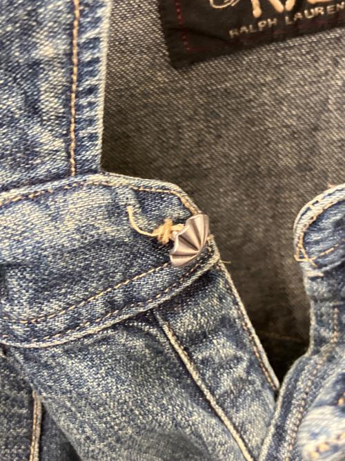 RRL（ダブルアールエル）RRL (ダブルアールエル) RRL　デニムウエスタンシャツ　長袖シャツ インディゴ サイズ:XLの古着・服飾アイテム