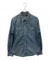RRL（ダブルアールエル）の古着「RRL　デニムウエスタンシャツ　長袖シャツ」｜インディゴ