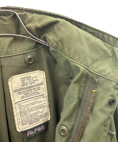 ALPHA（アルファ）ALPHA (アルファ) ALPHA　ミリタリージャケット カーキ サイズ:MEDIUM REGULARの古着・服飾アイテム
