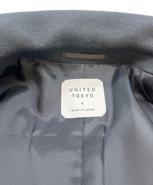 UNITED TOKYO（ユナイテッドトーキョー）UNITED TOKYO (ユナイテッドトーキョー) UNITED TOKYO　チェスターコート グレー サイズ:4の古着・服飾アイテム