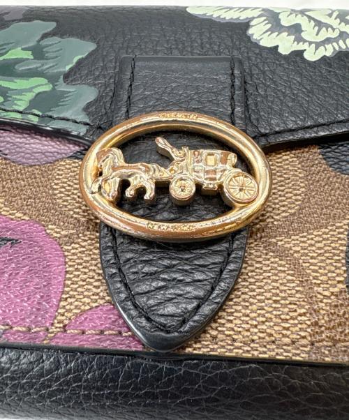 COACH（コーチ）COACH (コーチ) COACH 　2つ折り財布 ブラックの古着・服飾アイテム