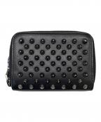Christian Louboutinクリスチャン・ルブタン）の古着「Christian Louboutin　小銭入れ」｜ブラック×レッド