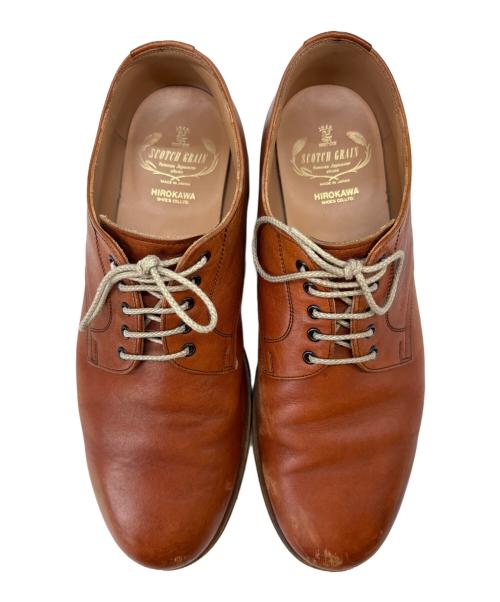 SCOTCH GRAIN（スコッチグレイン）SCOTCH GRAIN (スコッチグレイン) HIROKAWA (ヒロカワ) SCOTCH GRAIN × HIROKAWA　ドレスシューズ ブラウン サイズ:26の古着・服飾アイテム