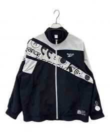 REEBOK×THE BLACK EYE PATCH（リーボック×ブラックアイパッチ）の古着「REEBOK × THE BLACK EYE PATCH　ジャケット」｜ブラック×ホワイト