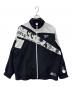 REEBOK（リーボック）の古着「REEBOK × THE BLACK EYE PATCH　ジャケット」｜ブラック×ホワイト
