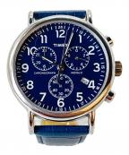 TIMEXタイメックス）の古着「TIMEX　ウィークエンダー クロノグラフ　腕時計」｜ネイビー