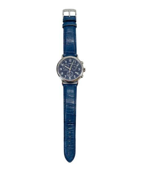 TIMEX（タイメックス）TIMEX (タイメックス) TIMEX　ウィークエンダー クロノグラフ　腕時計 ネイビーの古着・服飾アイテム