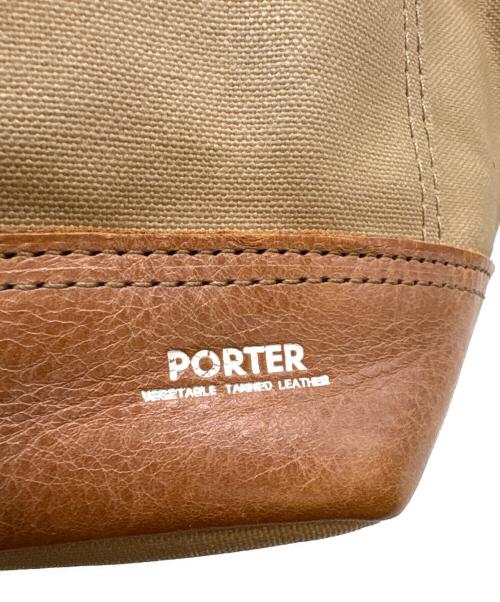 PORTER（ポーター）PORTER (ポーター) PORTER　フィールド　トートバッグ ベージュの古着・服飾アイテム