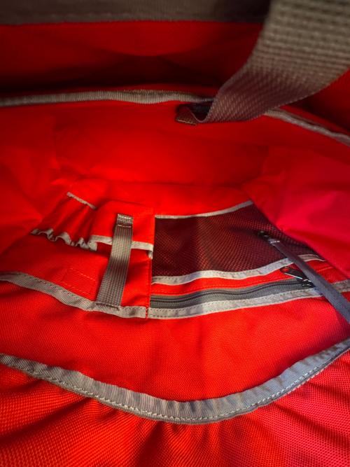 Patagonia（パタゴニア）Patagonia (パタゴニア) Patagonia　ヘッドウェイ トートバッグ ブラウン×レッドの古着・服飾アイテム
