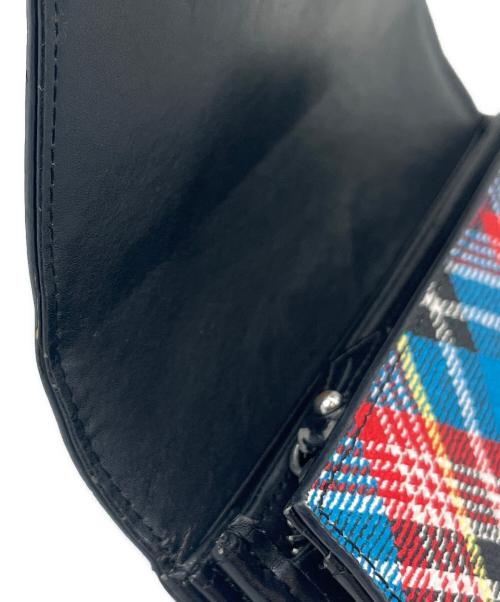 Vivienne Westwood（ヴィヴィアンウエストウッド）Vivienne Westwood (ヴィヴィアンウエストウッド) Anglomania (アングロマニア) Vivienne Westwood　Anglomania　長財布 レッド×ブルーの古着・服飾アイテム