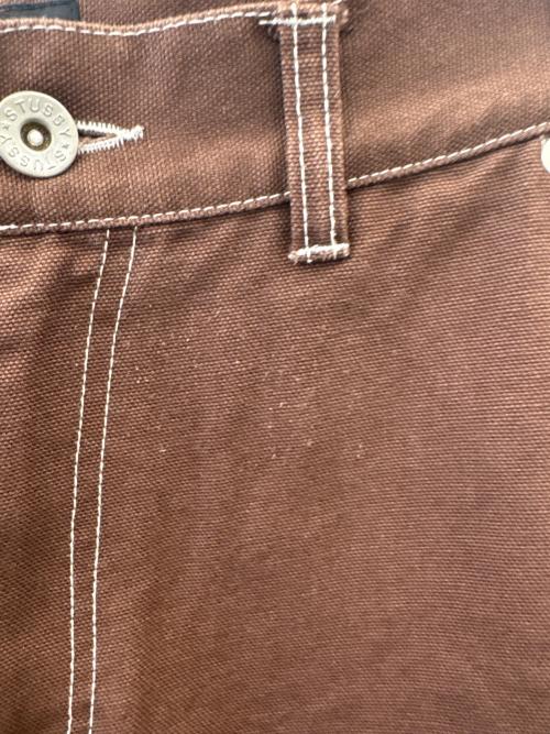 stussy（ステューシー）stussy (ステューシー) stussy　ワイドパンツ ブラウン サイズ:Sの古着・服飾アイテム