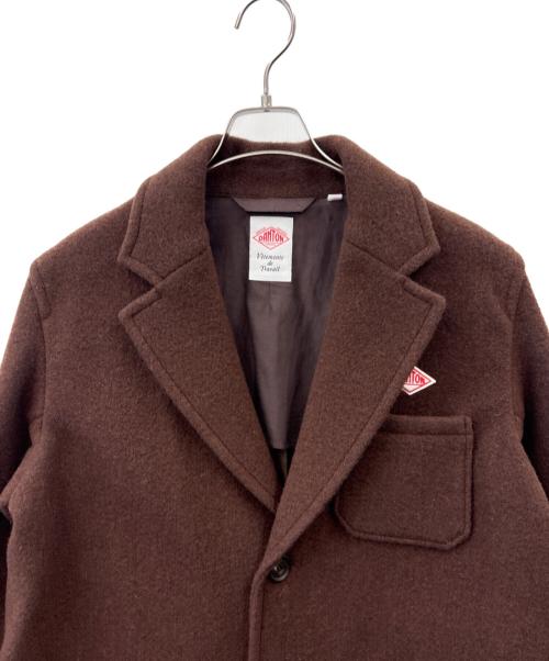DANTON（ダントン）DANTON (ダントン) DANTON　チェスターコート ブラウン サイズ:36の古着・服飾アイテム