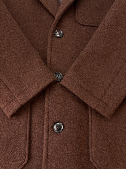 DANTON（ダントン）DANTON (ダントン) DANTON　チェスターコート ブラウン サイズ:36の古着・服飾アイテム