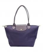 LONGCHAMPロンシャン）の古着「LONGCHAMP　折りたたみバッグ」｜パープル