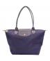LONGCHAMP（ロンシャン）の古着「LONGCHAMP　折りたたみバッグ」｜パープル