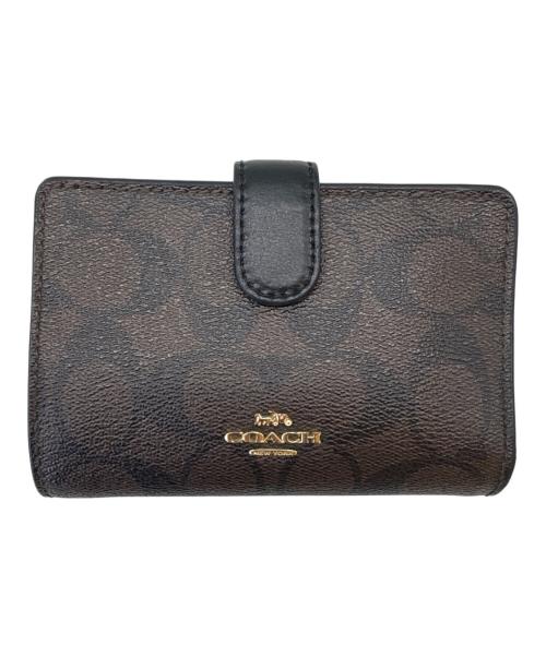 COACH（コーチ）COACH (コーチ) COACH 　2つ折り財布 ブラウンの古着・服飾アイテム