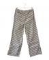 BREATH (ブレス) BREATH　スクリプトロゴチェックパイピングパンツ ブラック サイズ:L：15000円