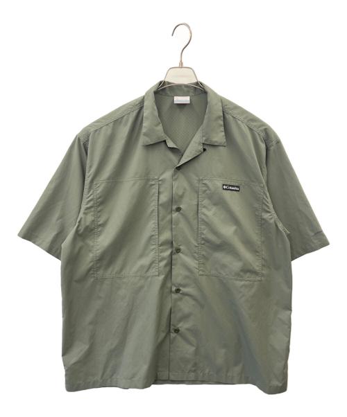 Columbia（コロンビア）Columbia (コロンビア) Columbia　ロードトゥーマウンテンキャンプラバーズショートスリーブシャツ オリーブ サイズ:Lの古着・服飾アイテム