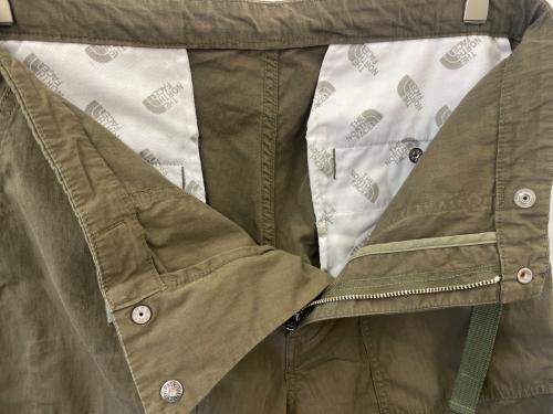 THE NORTH FACE（ザ ノース フェイス）THE NORTH FACE (ザ ノース フェイス) THE NORTH FACE　Ripstop Wide Cropped pants　パンツ オリーブ サイズ:30の古着・服飾アイテム