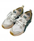Onitsuka Tigerオニツカタイガー）の古着「Onitsuka Tiger  Big Logo Trainer 2.0」｜ホワイト×グリーン