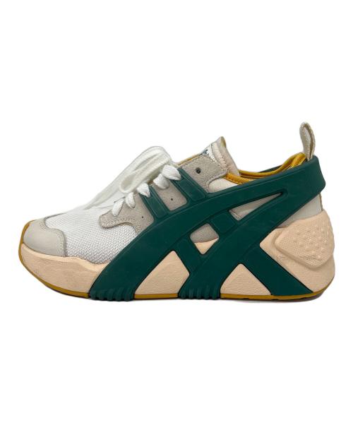Onitsuka Tiger（オニツカタイガー）Onitsuka Tiger (オニツカタイガー) Onitsuka Tiger  Big Logo Trainer 2.0 ホワイト×グリーン サイズ:23.5の古着・服飾アイテム