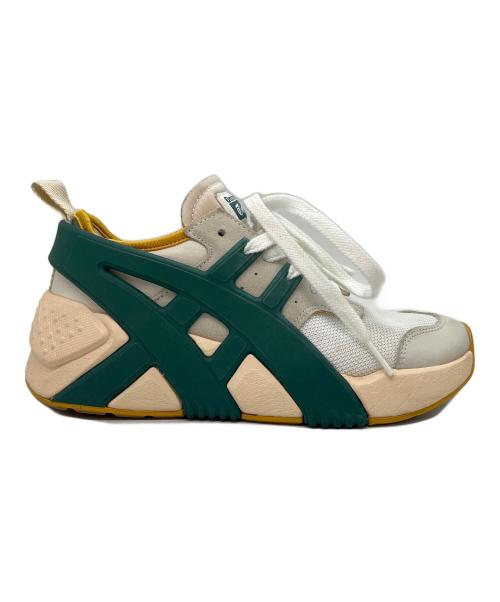 Onitsuka Tiger（オニツカタイガー）Onitsuka Tiger (オニツカタイガー) Onitsuka Tiger  Big Logo Trainer 2.0 ホワイト×グリーン サイズ:23.5の古着・服飾アイテム