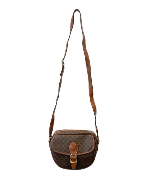 CELINE（セリーヌ）CELINE (セリーヌ) CELINE　マカダム　ショルダーバッグ ブラウンの古着・服飾アイテム