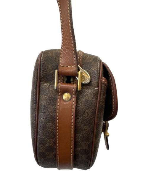 CELINE（セリーヌ）CELINE (セリーヌ) CELINE　マカダム　ショルダーバッグ ブラウンの古着・服飾アイテム