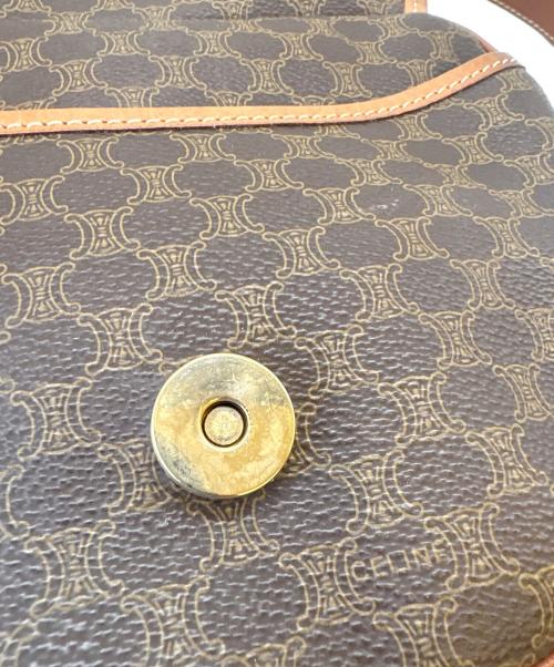 CELINE（セリーヌ）CELINE (セリーヌ) CELINE　マカダム　ショルダーバッグ ブラウンの古着・服飾アイテム