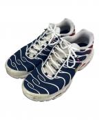 NIKE×Paris Saint-Germainナイキ×パリサンジェルマン）の古着「NIKE × PARIS SAINT-GERMAIN  Air Max Plus  ローカットスニーカー」｜ネイビー×ホワイト