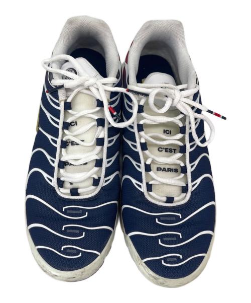 NIKE（ナイキ）NIKE (ナイキ) Paris Saint-Germain (パリサンジェルマン) NIKE × PARIS SAINT-GERMAIN  Air Max Plus  ローカットスニーカー ネイビー×ホワイト サイズ:29.0の古着・服飾アイテム