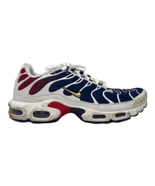 NIKE（ナイキ）NIKE (ナイキ) Paris Saint-Germain (パリサンジェルマン) NIKE × PARIS SAINT-GERMAIN  Air Max Plus  ローカットスニーカー ネイビー×ホワイト サイズ:29.0の古着・服飾アイテム