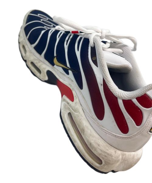 NIKE（ナイキ）NIKE (ナイキ) Paris Saint-Germain (パリサンジェルマン) NIKE × PARIS SAINT-GERMAIN  Air Max Plus  ローカットスニーカー ネイビー×ホワイト サイズ:29.0の古着・服飾アイテム