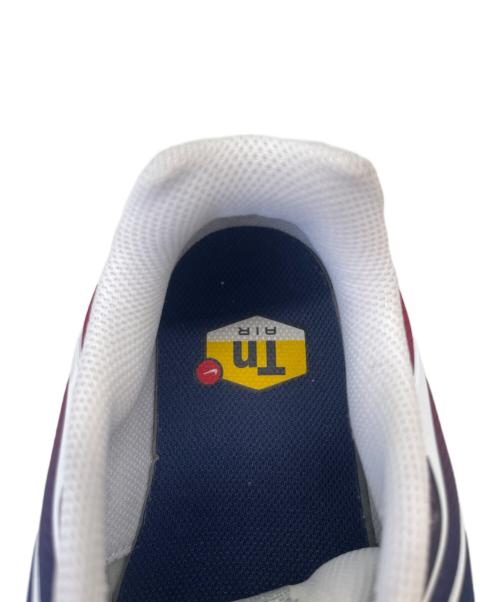 NIKE（ナイキ）NIKE (ナイキ) Paris Saint-Germain (パリサンジェルマン) NIKE × PARIS SAINT-GERMAIN  Air Max Plus  ローカットスニーカー ネイビー×ホワイト サイズ:29.0の古着・服飾アイテム