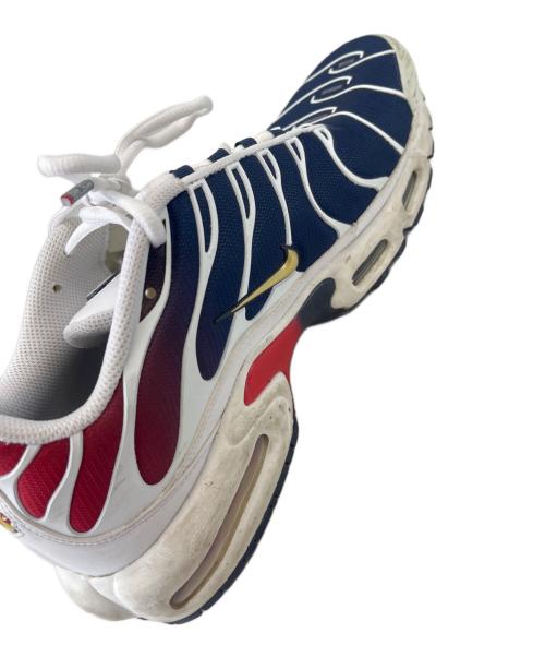 NIKE（ナイキ）NIKE (ナイキ) Paris Saint-Germain (パリサンジェルマン) NIKE × PARIS SAINT-GERMAIN  Air Max Plus  ローカットスニーカー ネイビー×ホワイト サイズ:29.0の古着・服飾アイテム