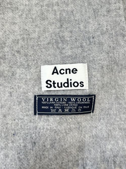 Acne studios（アクネ ストゥディオズ）Acne studios (アクネ ストゥディオズ) ACNE STUDIOS　ウールマフラー グレーの古着・服飾アイテム
