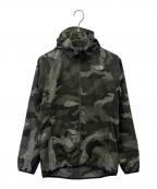 THE NORTH FACEザ ノース フェイス）の古着「THE NORTH FACE　ノベルティースワローテイルベントフーディ　カモフラージュ」｜グリーン