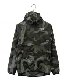 THE NORTH FACE（ザ ノース フェイス）の古着「THE NORTH FACE　ノベルティースワローテイルベントフーディ　カモフラージュ」｜グリーン