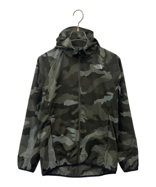 THE NORTH FACE（ザ ノース フェイス）THE NORTH FACE (ザ ノース フェイス) THE NORTH FACE　ノベルティースワローテイルベントフーディ　カモフラージュ グリーン サイズ:Sの古着・服飾アイテム
