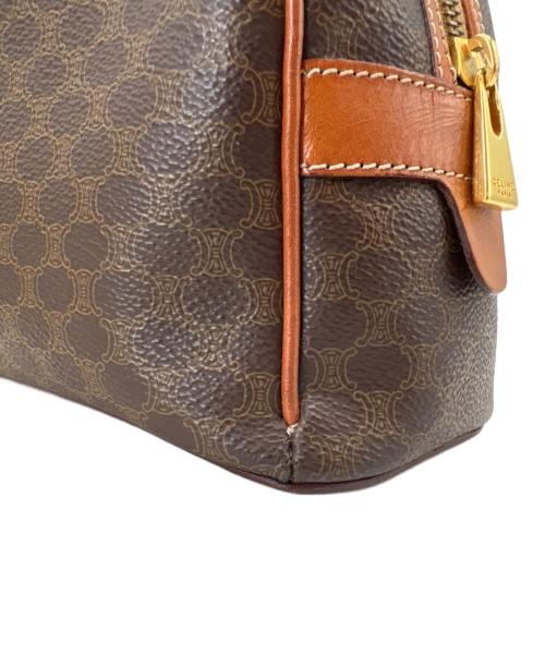 CELINE（セリーヌ）CELINE (セリーヌ) CELINE　マカダム　ハンドバッグ ブラウンの古着・服飾アイテム