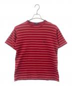 BURBERRY LONDONバーバリーロンドン）の古着「BURBERRY LONDON　半袖カットソー」｜レッド