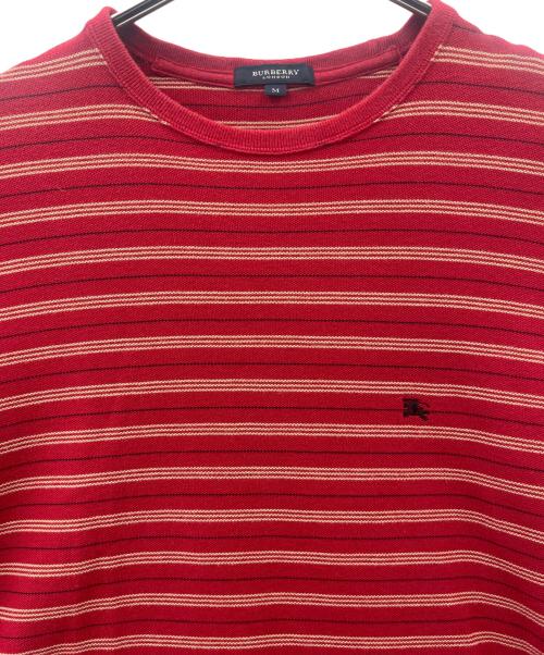 BURBERRY LONDON（バーバリーロンドン）BURBERRY LONDON (バーバリーロンドン) BURBERRY LONDON　半袖カットソー レッド サイズ:Mの古着・服飾アイテム